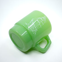 Load image into Gallery viewer, Jadeite Style Glass Mug