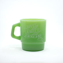 Load image into Gallery viewer, Jadeite Style Glass Mug