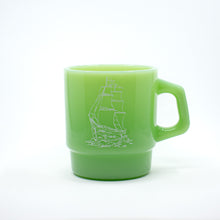 Load image into Gallery viewer, Jadeite Style Glass Mug