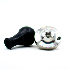 Load image into Gallery viewer, EC1 tamper tamper handle and piston, unscrewed and separated. 

